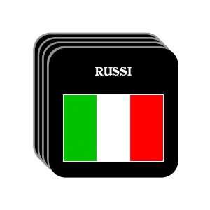  Italy   RUSSI Set of 4 Mini Mousepad Coasters 