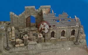 Royal Model 1/35 Church Ruin (Diorama Model kit) 012  