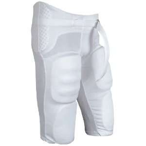  Champro Uni Fit Youth Pant With Built In Pads WHITE YXL 