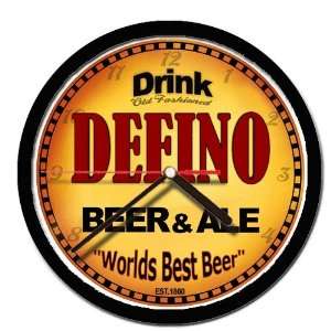  DEFINO beer ale cerveza wall clock 