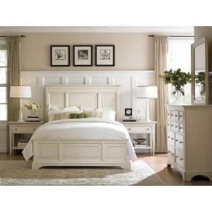 American Drew Ashby Park King Panel Beds in Sea Salt:  Home 