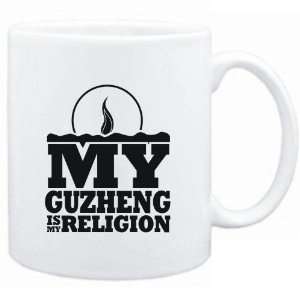  Mug White  my Guzheng is my religion Instruments Sports 