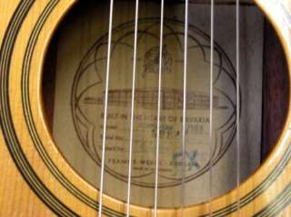 Vintage Framus Romanze 5/103 Teardrop Classical Acoustic Guitar  