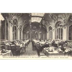  Vintage Postcard View of the Grand Salon of the Salons Restaurant 