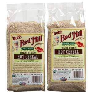 Bobs Red Mill Org High Fiber Hot Cereal w/ Flaxseed, 20 oz, 2 pk 