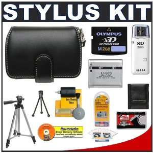  Olympus Stylus Premium Camel Leather Case with 2GB Card 