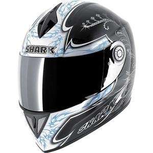  Shark RSI Eden Helmet   2X Large/Black/Silver Automotive