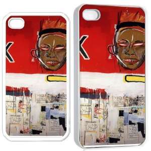  jean michel basquiat ar9 iPhone Hard 4s Case White: Cell 