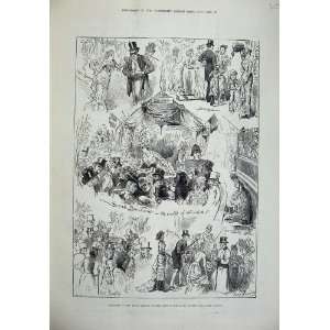    1879 French Chrity Fete Royal Albert Hall Men Women