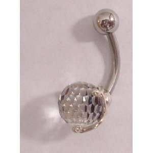  Blue Crystal Ball Belly Ring: Everything Else