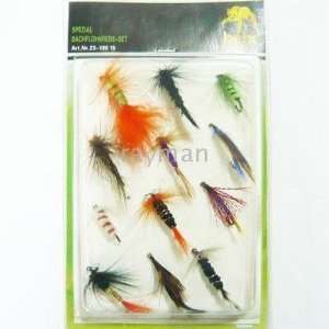 lot of 50packs behr dry fly fishing flies lure steel hooks mix colores 