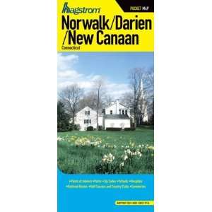   Hagstrom 450138 Norwalk Darien New Canaan CT Pocket Map Electronics