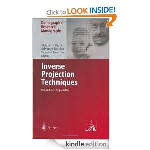 Inverse Projection Techniques Old and New Approaches (Demographic 