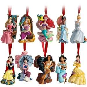   Belle, Cinderella, Jasmine, Snow White, Mulan, Pocahontas and Tiana by