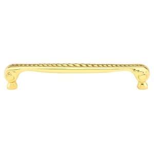   86125US3 Polished Brass Rope Rope 3 Solid Brass Cabinet Pull 86125