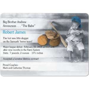  Rookie of the Year Magnet Small Birth Announcements 