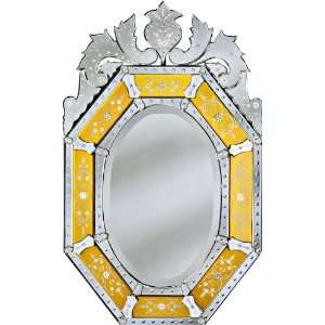 Octagon Mirror in Gold
