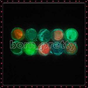 10 Neon Colors FLUORESCENT Powder Nail Art Acrylic Use  