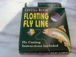 New Crystal River Level L 8 F Floating Fly Line, 25 Yds  