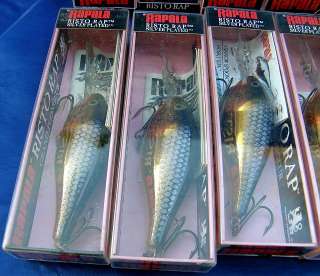 New 38pc Rapala BALSA RISTO RAP Crank Bait Fishing Lure Sets SIZES #4 