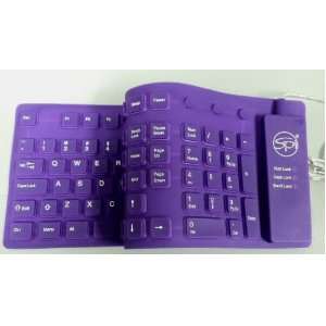 Purple Spi Roll Up Keyboard