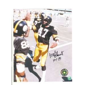  Signed Mel Blount Picture   with HOF 89 Inscription 