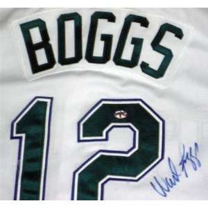 Wade Boggs Signed Game Used 2001 Tb Rays Jersey Hof   Autographed MLB 