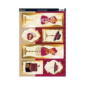  Shabby Chic Die Cut Punch Out Sheet: Mannequin Ruby 