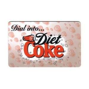   Card 5m Coca Cola Coke 1997 Promo Dial into Diet Coke SPECIMEN