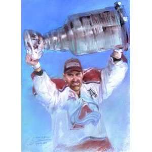  Ray Bourque (Lifting Stanley Cup) Sports Poster Print   11 