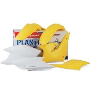  Polisport Plastic Kit   OEM Color, Color Yellow 90123 