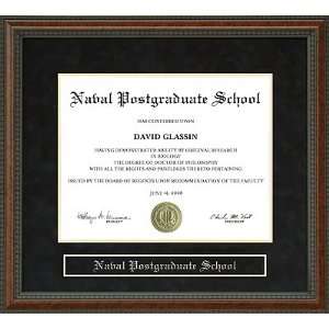  Naval Postgraduate School (NPS) Diploma Frame Sports 