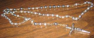 Fatima ROSARY PEARL LOOK Beads HAND MADE PORTUGAL NEW  