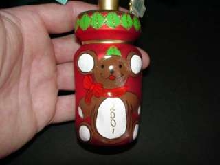 2001 BABYS FIRST CHRISTMAS BOTTLE   Waterford ORNAMENT  