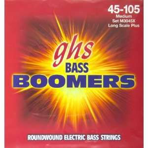  GHS Boomers Long Scale Plus Bass Guitar Strings Musical 