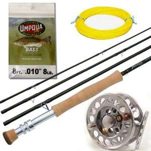   Fly Fishing Outfit Mystic Rod, M 60 Fly Reel and Bass Taper Fly Line