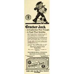 1919 Ad Cracker Jack Nut Candy Treat Sailor Boy Dog Rueckheim Brothers 