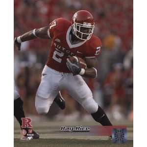  Ray Rice Rutgers University Scarlet Knights 2007 Action 