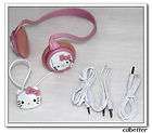 hello kitty formative back hook earphone headset headphone with 