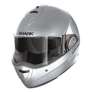   ST FUSION SILVER MTL XL MOTORCYCLE Full Face Helmet: Automotive