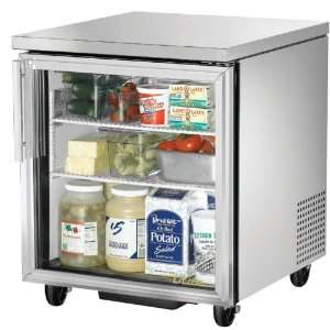   Glass Door Undercounter Refrigerator   TUC 27G ADA: Kitchen & Dining