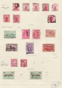 Circa 1900 ~ 1920 New Zealand Stamps ~ CV$98  
