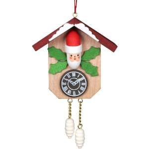  Ulbricht Cuckoo Clock with Santa Ornament