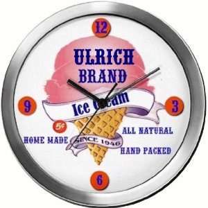  ULRICH 14 Inch Ice Cream Metal Clock Quartz Movement 