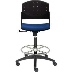  Eddy Tall Height Swivel Stool with Upholstered Seat Pad 