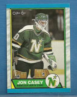 1989 90 O PEE CHEE Jon Casey # 48 North Stars OPC 89 90 MINT  