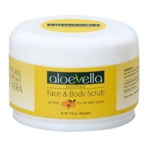  Face & Body Scrub 90% Aloe Vera 7.05 oz Beauty