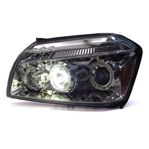   Dual HALO LED Projector Headlights + Yellow HID Low & High Automotive