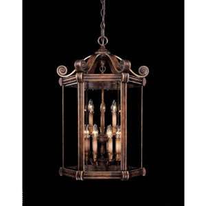   Lighting Catalonia II Collection Aged Walnut w/Gold Highlights Finish