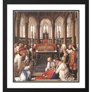 Weyden, Rogier van der 28x30 Framed and Double Matted Exhumation of St 